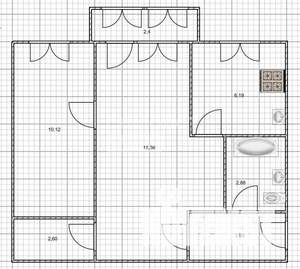 2-к квартира, вторичка, 43м2, 2/5 этаж