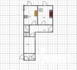 2-к квартира, вторичка, 56м2, 3/3 этаж