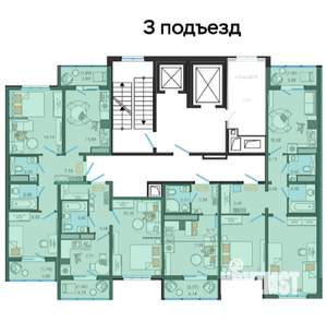 Студия квартира, вторичка, 21м2, 12/14 этаж