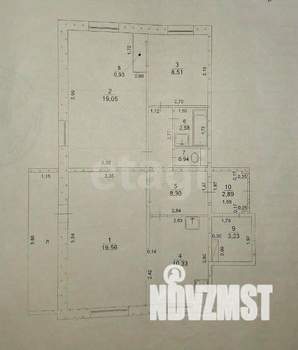 3-к квартира, вторичка, 70м2, 4/9 этаж