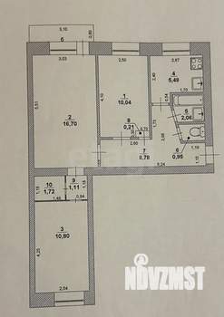 3-к квартира, вторичка, 58м2, 4/5 этаж