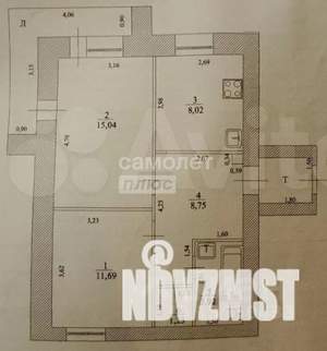 2-к квартира, вторичка, 49м2, 10/12 этаж