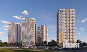 1-к квартира, строящийся дом, 39м2, 2/24 этаж