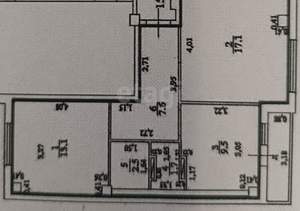 2-к квартира, вторичка, 52м2, 9/9 этаж