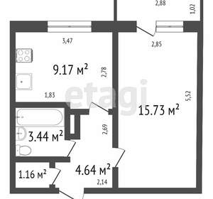 1-к квартира, вторичка, 39м2, 4/10 этаж