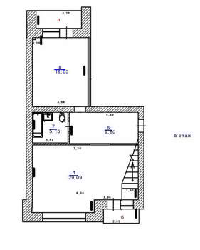 3-к квартира, вторичка, 114м2, 5/6 этаж