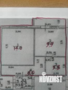 1-к квартира, вторичка, 37м2, 2/4 этаж