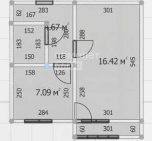 1-к квартира, вторичка, 32м2, 5/5 этаж