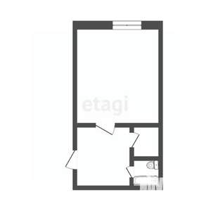 1-к квартира, вторичка, 18м2, 3/5 этаж