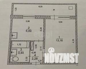 1-к квартира, вторичка, 26м2, 9/10 этаж