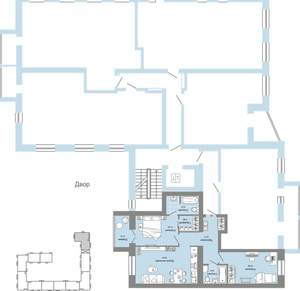 3-к квартира, вторичка, 69м2, 7/8 этаж