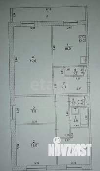4-к квартира, вторичка, 69м2, 3/9 этаж