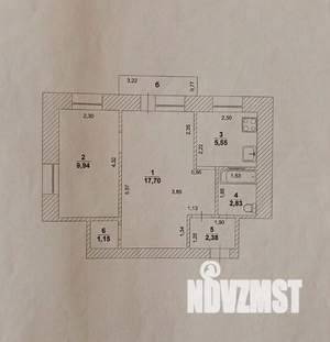 2-к квартира, вторичка, 40м2, 3/5 этаж