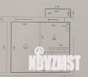 1-к квартира, вторичка, 30м2, 3/3 этаж