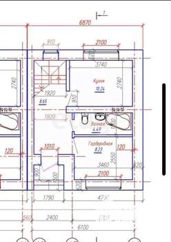 5-к квартира, вторичка, 95м2, 1/2 этаж
