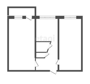 2-к квартира, вторичка, 44м2, 5/5 этаж