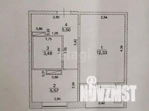 1-к квартира, вторичка, 27м2, 9/10 этаж