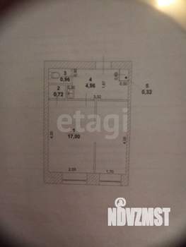 2-к квартира, вторичка, 24м2, 5/5 этаж