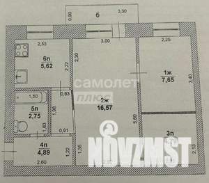 2-к квартира, вторичка, 42м2, 4/4 этаж