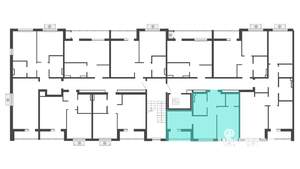 1-к квартира, вторичка, 39м2, 5/7 этаж