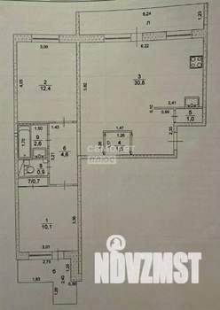 3-к квартира, вторичка, 65м2, 6/9 этаж