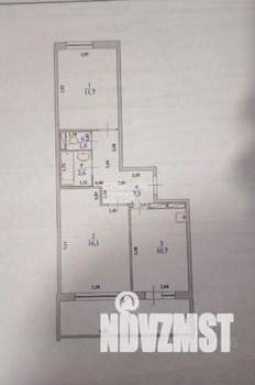 2-к квартира, вторичка, 55м2, 9/10 этаж