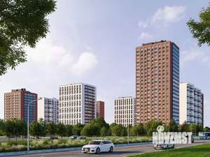 1-к квартира, строящийся дом, 35м2, 11/16 этаж