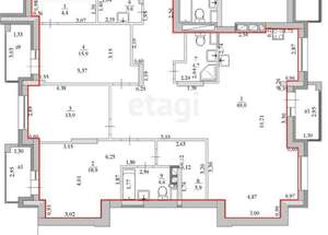 3-к квартира, вторичка, 140м2, 18/23 этаж