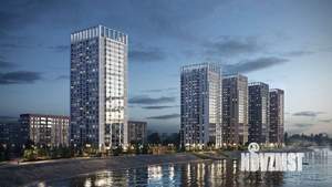 1-к квартира, строящийся дом, 33м2, 18/24 этаж