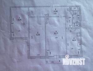 3-к квартира, вторичка, 82м2, 3/4 этаж