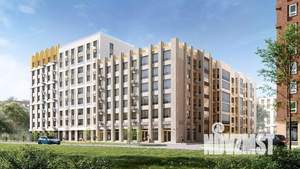 3-к квартира, строящийся дом, 74м2, 7/9 этаж