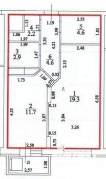 1-к квартира, вторичка, 45м2, 18/24 этаж