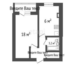1-к квартира, вторичка, 31м2, 2/5 этаж