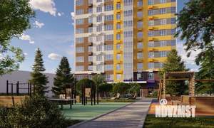 1-к квартира, строящийся дом, 39м2, 24/24 этаж