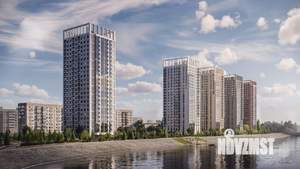 1-к квартира, строящийся дом, 34м2, 11/24 этаж