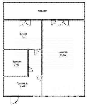 1-к квартира, вторичка, 35м2, 10/10 этаж