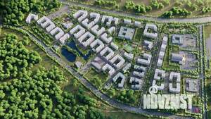 1-к квартира, строящийся дом, 35м2, 6/9 этаж