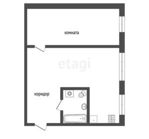 2-к квартира, вторичка, 42м2, 1/3 этаж