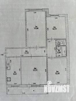 4-к квартира, вторичка, 84м2, 10/10 этаж