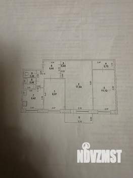 3-к квартира, вторичка, 56м2, 5/5 этаж