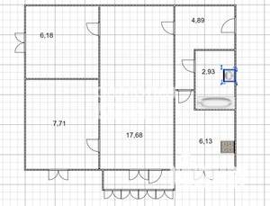 3-к квартира, вторичка, 48м2, 5/5 этаж