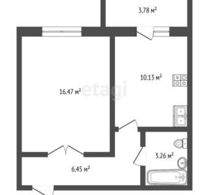 1-к квартира, вторичка, 36м2, 3/11 этаж