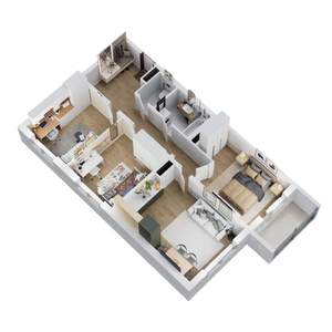 4-к квартира, вторичка, 65м2, 8/14 этаж