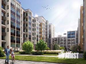 2-к квартира, строящийся дом, 63м2, 4/8 этаж
