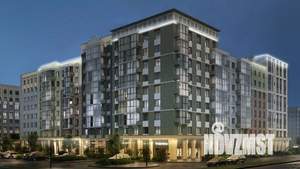 2-к квартира, строящийся дом, 53м2, 4/8 этаж