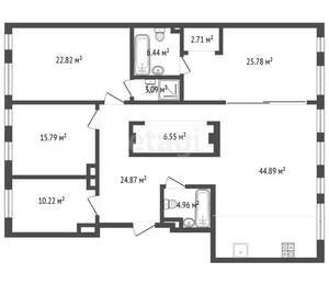 3-к квартира, вторичка, 171м2, 7/7 этаж