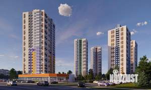 2-к квартира, строящийся дом, 40м2, 17/24 этаж