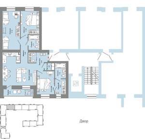 4-к квартира, вторичка, 92м2, 8/8 этаж