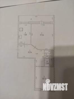 2-к квартира, вторичка, 50м2, 1/5 этаж