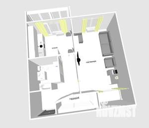 1-к квартира, вторичка, 36м2, 4/9 этаж